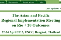 The Asian and Pacific Regional Implementation Meeting on Rio + 20 Outcomes
