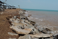 การสำรวจพื้นที่/ชุมชนที่ได้รับผลกระทบจากการเพิ่มขึ้นของระดับน้ำทะเล การกัดเซาะชายฝั่ง และพายุซัดฝั่ง ในบริเวณอ่าวไทยรูปตัว ก