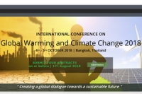 Global Warming and Climate Change Conference 2018
