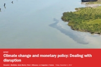 Climate change and monetary policy Dealing with disruption