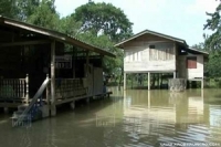พัทลุง-สถานการณ์น้ำท่วมเริ่มลดลงหลังฝนหยุดตก