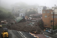 ญี่ปุ่นอ่วม เกิดดินโคลนถล่มกวาดบ้านเรือนพังพินาศ สูญหายกว่า 20 คน